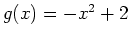 $g(x)=-x^2+2$