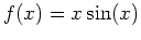 $f(x)=x \sin(x)$