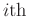 $i\mbox{th}$