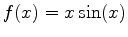 $f(x)=x \sin(x)$