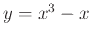 $y = x^{3} - x$