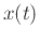$x(t)$