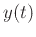 $y(t)$