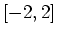 $[-2,2]$