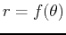 $r=f(\theta)$