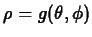 $\rho =
g(\theta,\phi)$