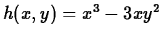 $h(x,y) = x^3-3xy^2$