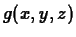 $g(x,y,z)$