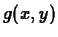 $g(x,y)$