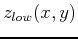 $z_{low}(x,y)$