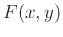 $\displaystyle F(x,y)$