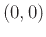 $(0,0)$