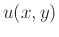 $u(x,y)$