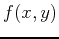 $f(x,y)$