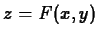 $z=F(x,y)$