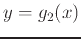 $y=g_2(x)$