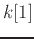 $k[1]$
