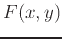 $\displaystyle F(x,y)$