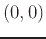 $(0,0)$