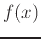 $\displaystyle f(x)$