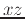 $xz$