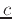 $c$