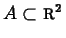 $ A\subset\mathbb{R}^2$
