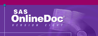 SAS OnlineDoc Version Eight